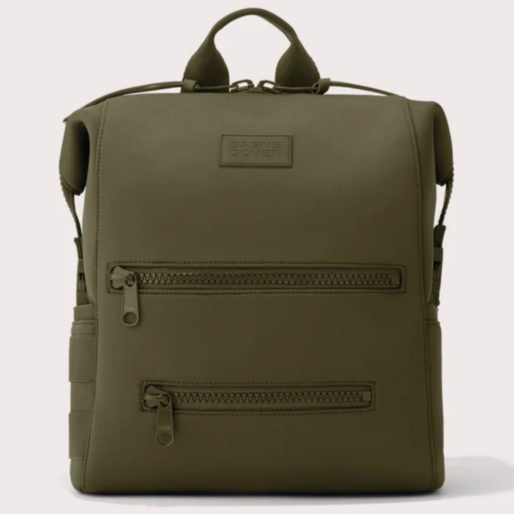 Dark Olive Dagne Dover Diaper Bag - Medium